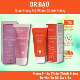 Bộ dầu gội dầu xả giảm rụng tóc foltène dành cho nữ từ ý - dr.đạo da liễu