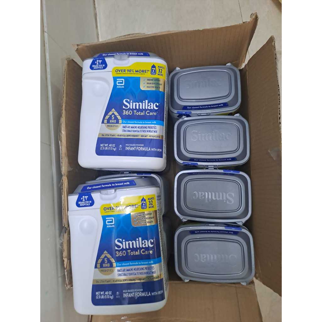 Sữa Similac 360 Total care lon nhựa size 1.13kg 0-12 tháng DATE 2026