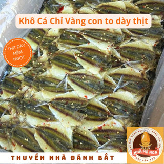 Khô cá chỉ vàng hàng thủ công đặc sản Phước Tỉnh 500g dày mình, ngọt thịt bao ngon NHÀ MẸ NGA