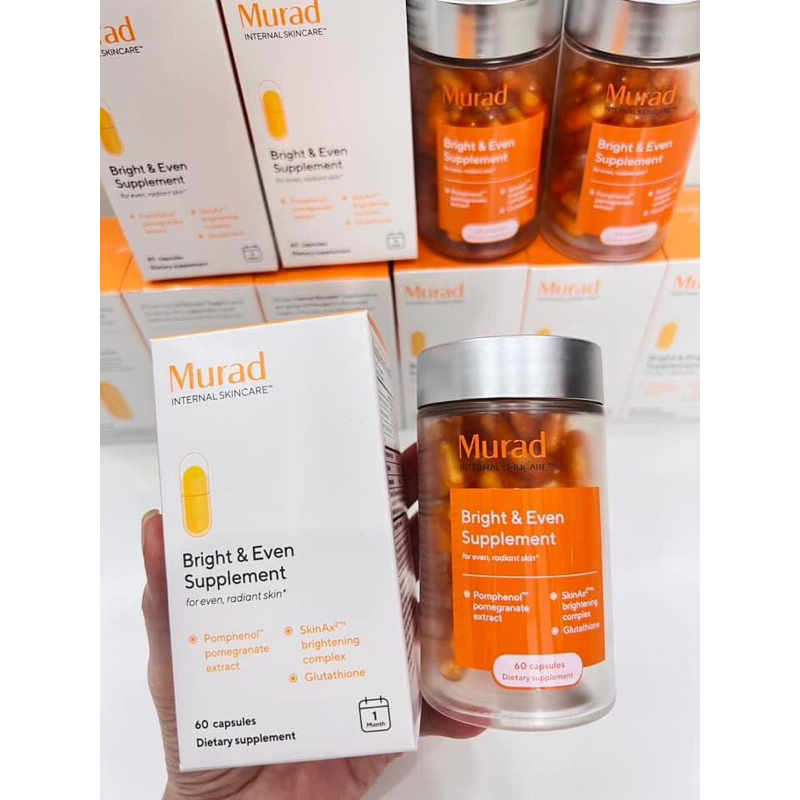 [Mẫu mới] Viên Uống Chống Nắng Trắng Da Ngừa Nám Chống Lão Hoá MURAD (60 viên)