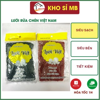 Lưới rửa chén/bát siêu sạch, đồ rửa chén việt nam siêu tiết kiệm kho sỉ mb