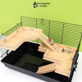  Tầng Gỗ Lắp Lồng 47x30x30cm Cho Hamster 