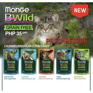 pate mèo Monge Bwild nhiều Vị phong phú Nhập Khẩu Italya