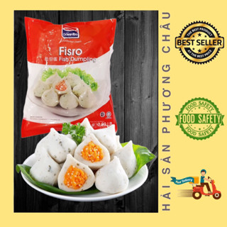 [HỎA TỐC SG] Viên thả lẩu bánh bao nhân trứng cá hồi Malaysia Oceanria Fisro 450g