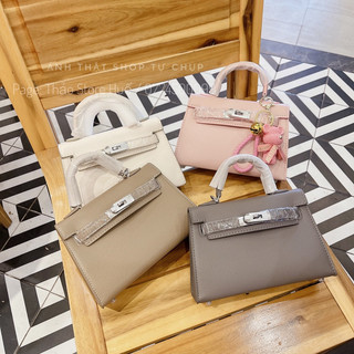 ⚠️ 𝐀̉𝐍𝐇 𝐓𝐇𝐀̣̂𝐓 - túi h m màu pastel 2 dây sz19