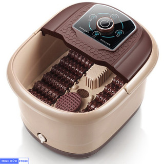 Bồn Ngâm Chân Có Con Lăn Massage , Chậu Ngâm Chân Massage Trị Liệu 500W Sục Khí Tự Động, Tự Làm Ấm