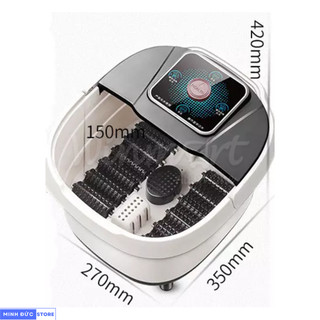 Bồn Ngâm Chân Có Con Lăn Massage , Chậu Ngâm Chân Massage Trị Liệu 500W Sục Khí Tự Động, Tự Làm Ấm