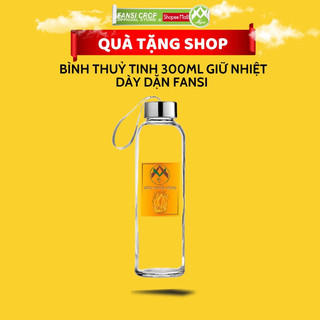 Bình đựng nước thủy tinh FANSI dung tích 500ml dày dặn, có hộp giấy