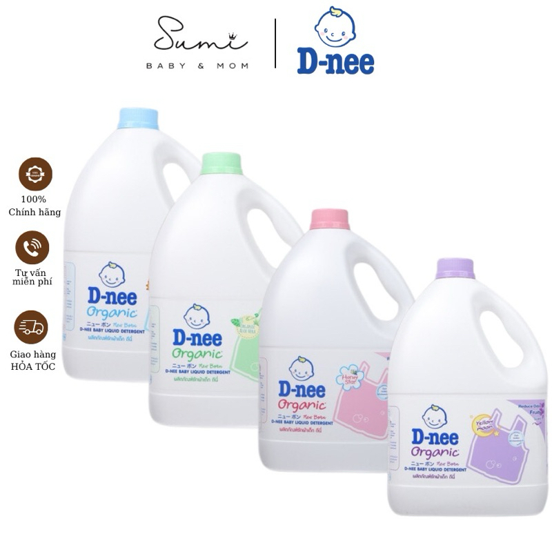 [ Tem Đại Thịnh ] Nước giặt Dnee Thái lan can 3000ml