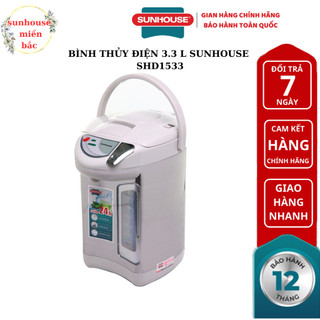 Bình thủy điện 3.3l sunhouse shd1533 - hàng chính hãng bảo hành 12 tháng