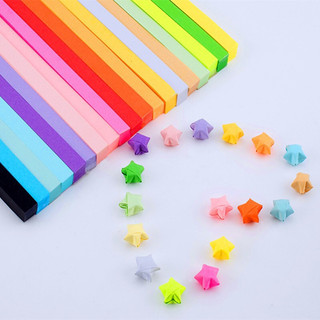520 giấy xếp sao dạ quang dạng que cute