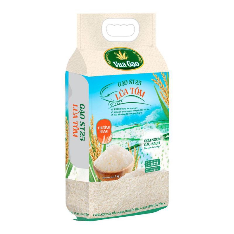 [DATE MỚI] Gạo ST25 lúa tôm Vua Gạo 5kg
