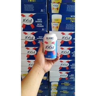 Tặng kèm ngay 4 ly khi mua bia 1664 blance 330ml