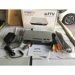 đầu thu T2 mobitv  xem miễn phí hàng chính hãng dùng anten mẫu đầu nhỏ