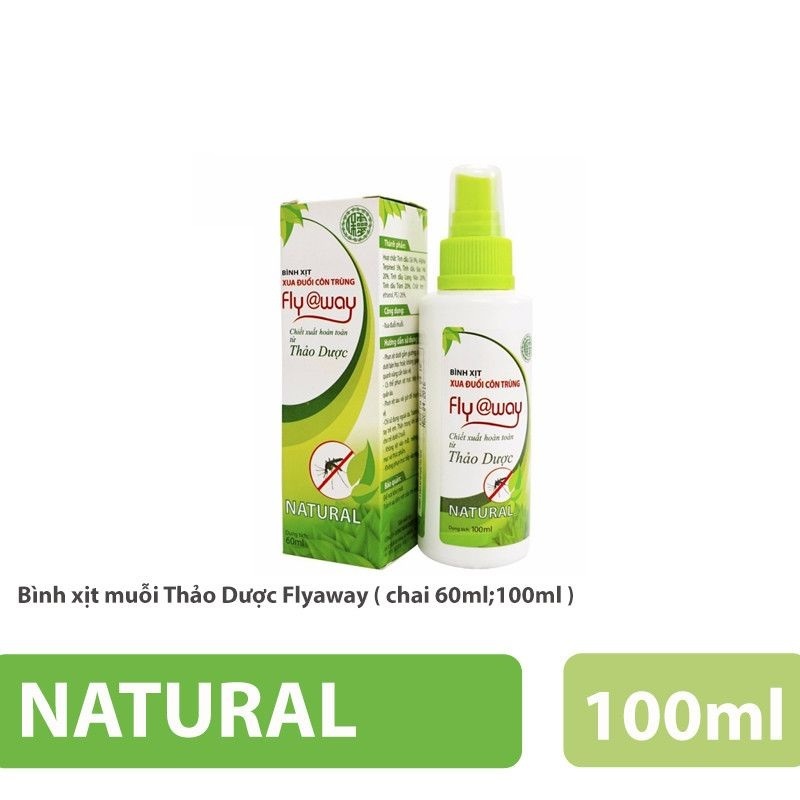 Bình xịt muỗi Thảo Dược Flyaway ( chai 60ml;100ml )