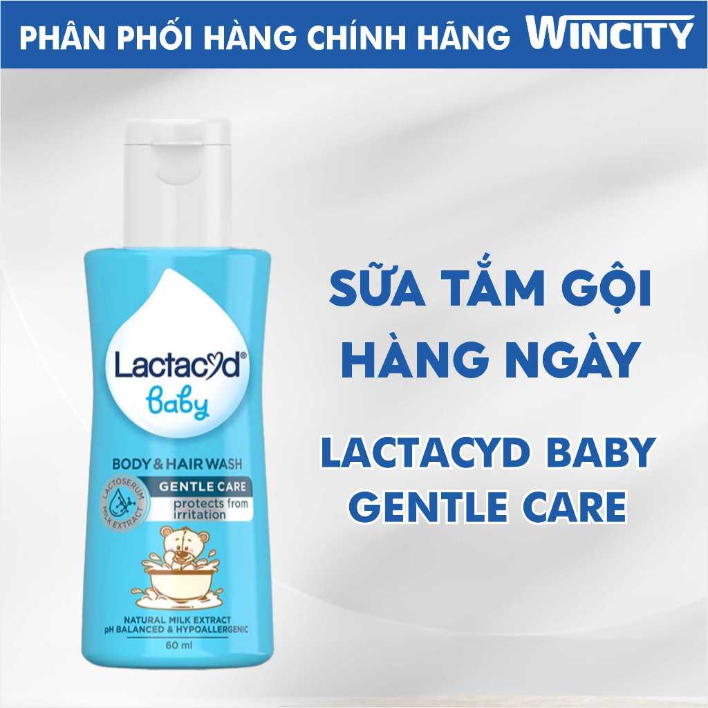 Sữa tắm gội hàng ngày Lactacyd Baby 60ml