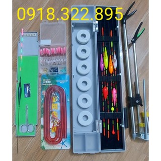 {chất lượng}Bộ combo phao và phụ kiện câu đài ,hộp phao câu đài đầy đủ phụ kiện(250)