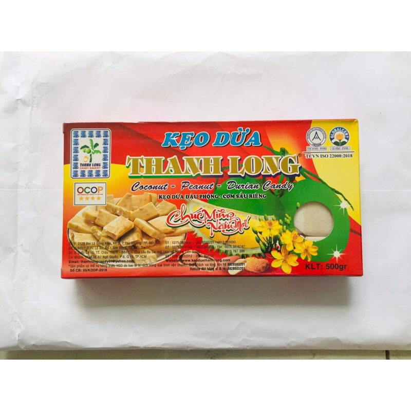 Kẹo dừa bến tre( sầu riêng đậu phộng đặc biệt )