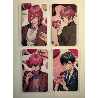 Card artist Anime Blue Lock Happy Valetine Sae,Isagi,Chigiri,Kurona