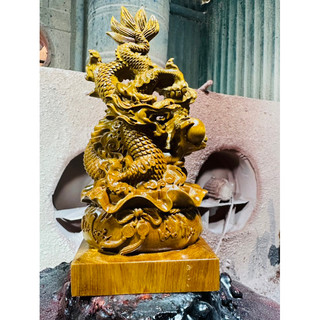 Rồng gỗ bach sanh thơm nức mũi