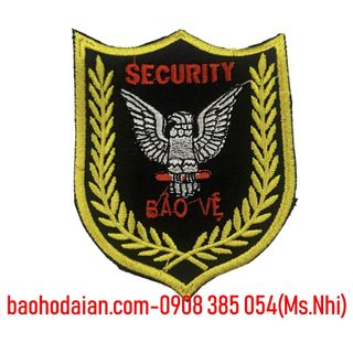 1 Cái Logo đính kèm quần áo bảo vệ- logo Security