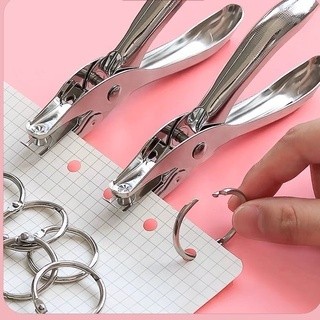 Kìm bấm lỗ giấy đơn sổ còng, dụng cụ bấm lỗ tròn trên giấy tiện dụng