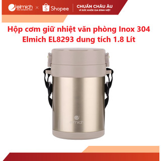  Hộp cơm giữ nhiệt văn phòng Inox 304 Emich EL8293 dung tích 1.8 Lít