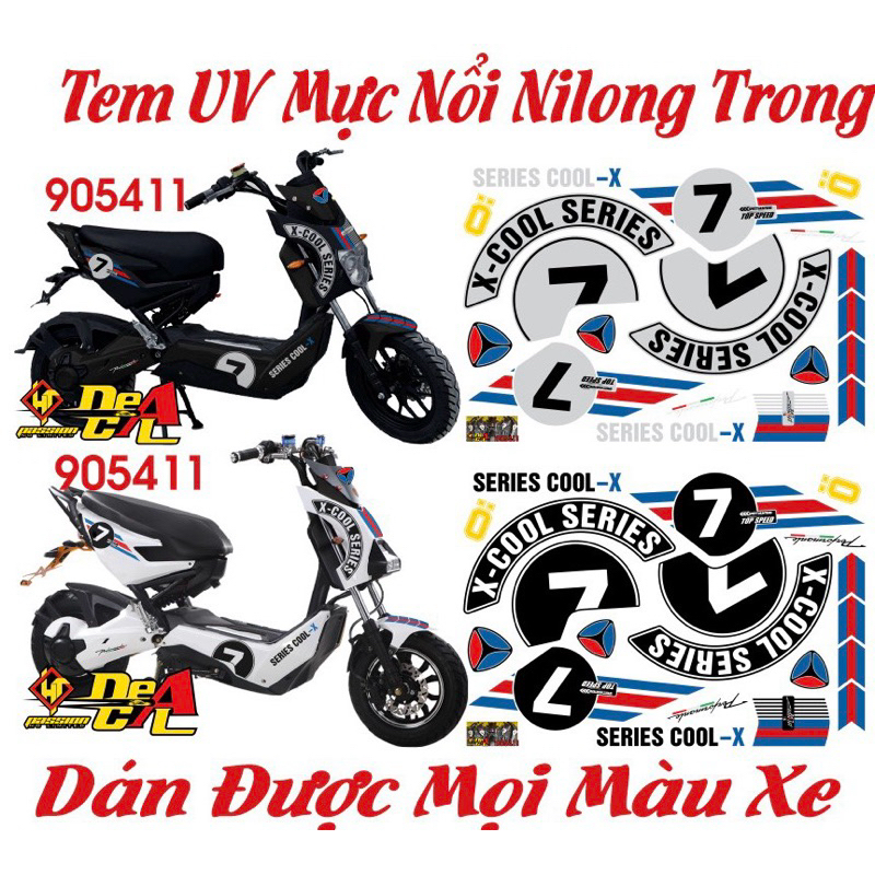 Tem xe điện Xmen mẫu Tiger siêu đẹp Tem Candy - Tem Phản Quang - Tem 3 lớp cao cấp chống phai màu