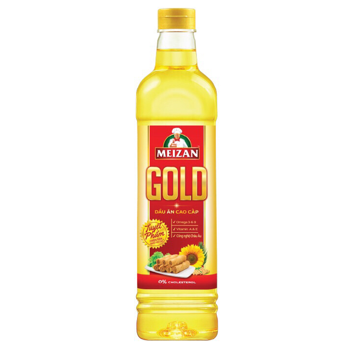 Dầu ăn Tường An đậu nành, Meizan Gold, Simply đậu nành 1L
