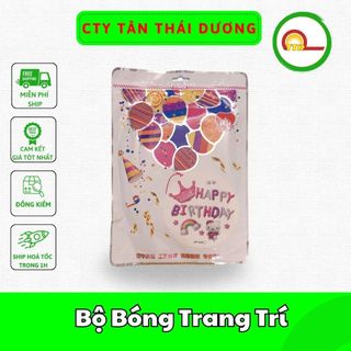 Set bóng trang trí sinh nhật, bóng trang trí đám cưới .