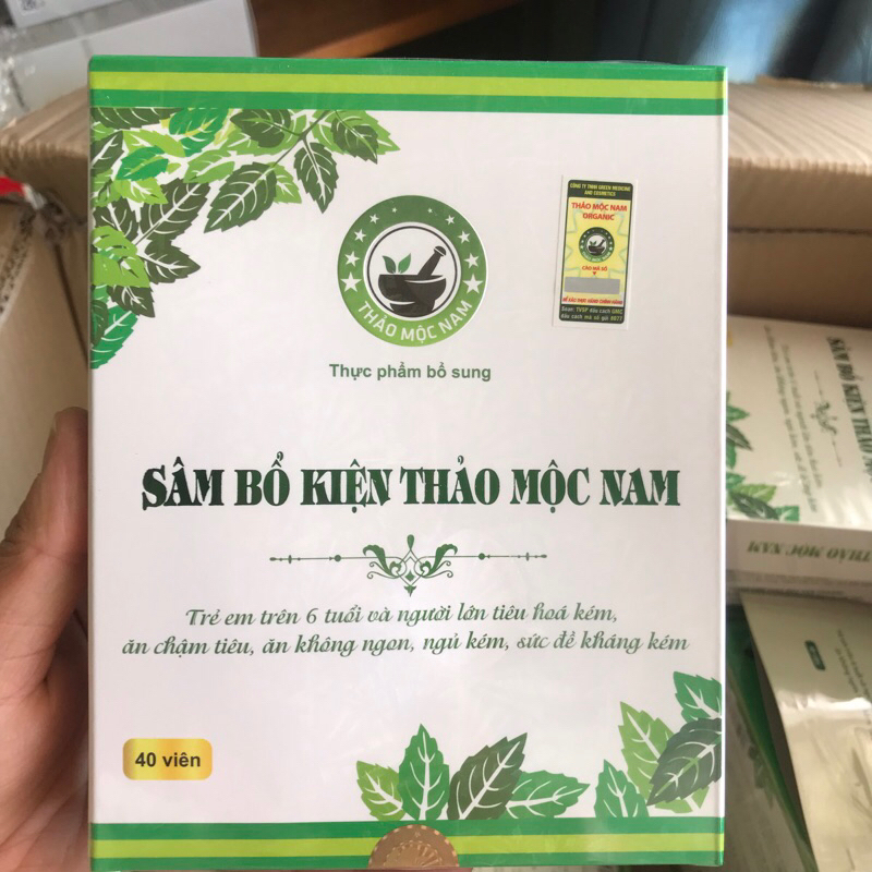 Thảo Mộc Tăng Cân,Sâm Bổ Kiện Thảo Mộc Nam Tăng Cân tự nhiên đẹp da Hộp 40v (Đảm bảo 100% chính hãng)