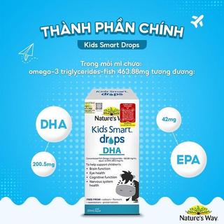 1 lọ dha nature's way kids smart drops dha dạng giọt cho bé 20ml