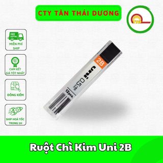 Ruột chì kim uni 2b-0.5mm - ngòi chì kim uni nhật bản