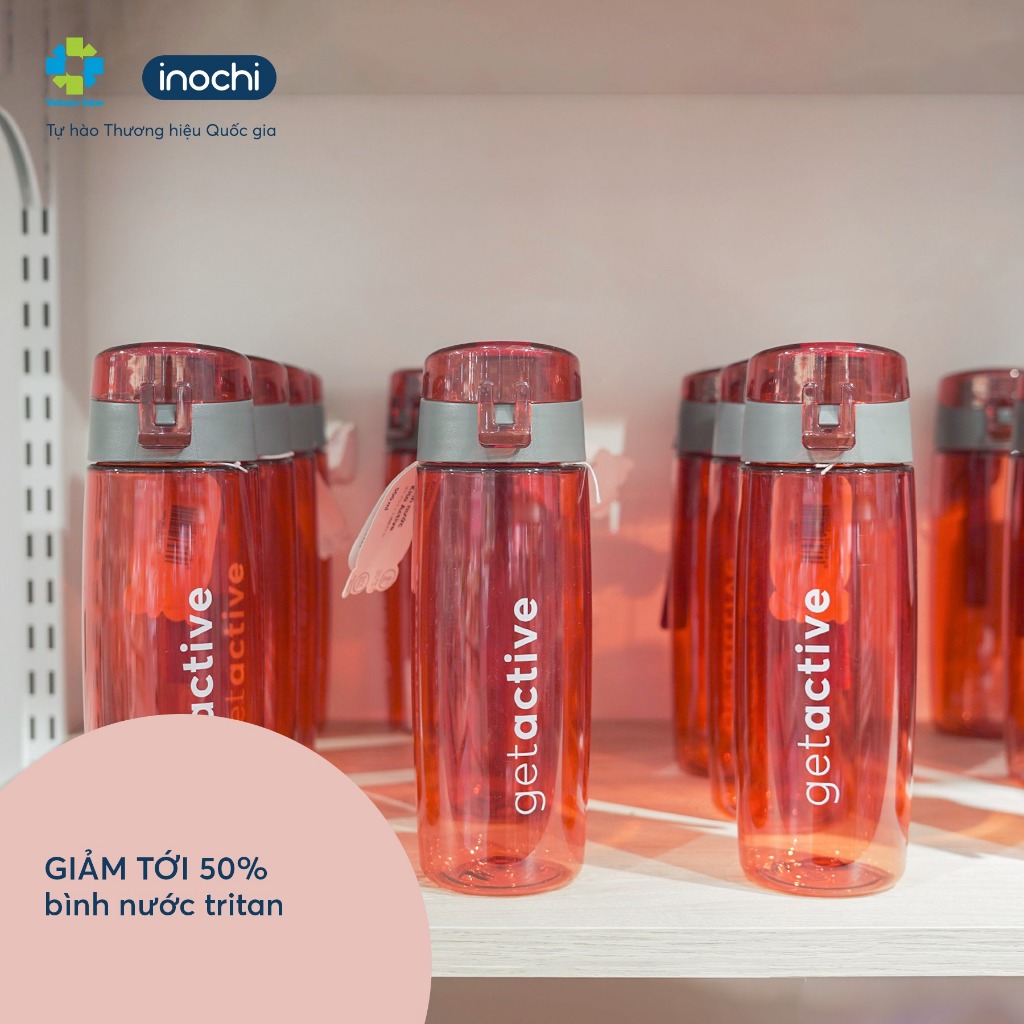 Bình nước thể thao, dã ngoại Inochi Kita Active 500ml