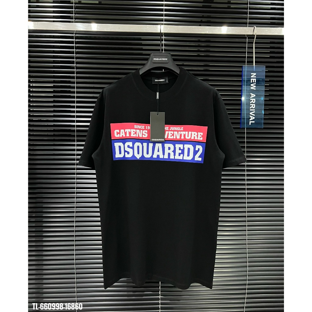 🔥Hot🔥Áo thun Dsquared2 Catens Adventure in chữ thiết kế hot trend Nam nữ New 2024