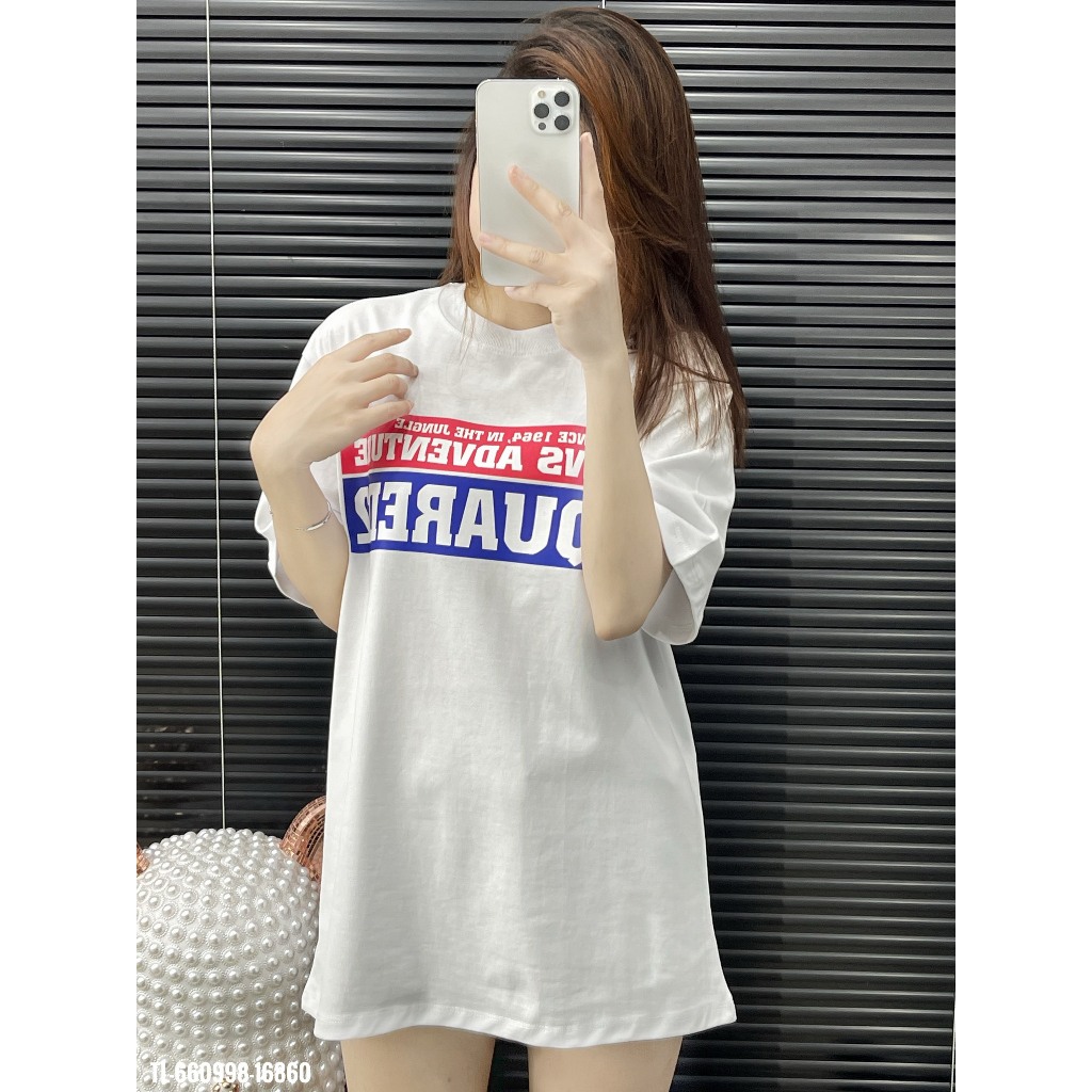 🔥Hot🔥Áo thun Dsquared2 Catens Adventure in chữ thiết kế hot trend Nam nữ New 2024