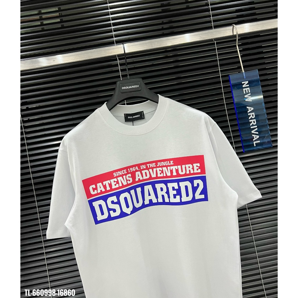 🔥Hot🔥Áo thun Dsquared2 Catens Adventure in chữ thiết kế hot trend Nam nữ New 2024