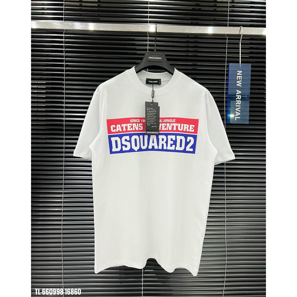 🔥Hot🔥Áo thun Dsquared2 Catens Adventure in chữ thiết kế hot trend Nam nữ New 2024