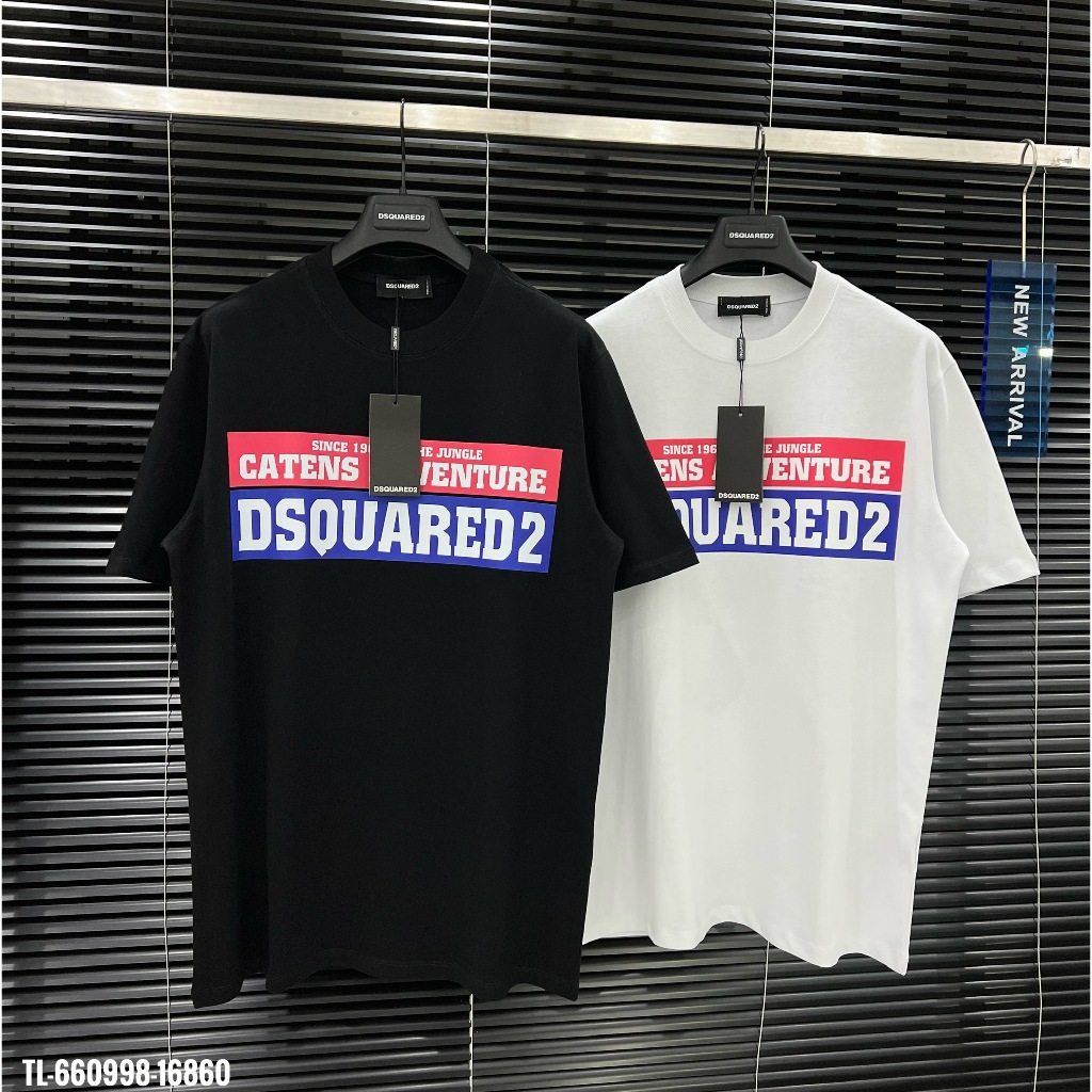 🔥Hot🔥Áo thun Dsquared2 Catens Adventure in chữ thiết kế hot trend Nam nữ New 2024
