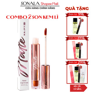 Son môi lì Hapy MiniGarden 3.5ml lâu trôi chính hãng màu đẹp kháng nước siêu xinh