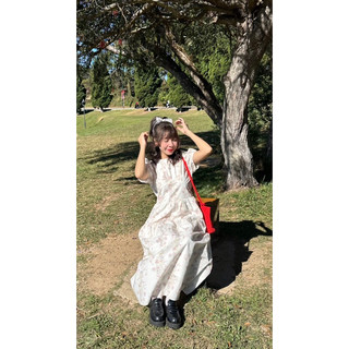 Đầm hoa tầng xoè - Lelia dress