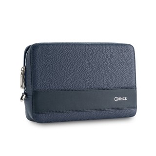 Túi cầm tay đeo chéo nam Gence da bò Togo TC01 Xanh