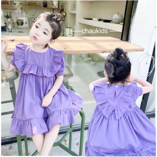 Váy bé gái- Váy đầm công chúa bèo dễ thương cho bé từ 1 tuổi đên 7 tuổi