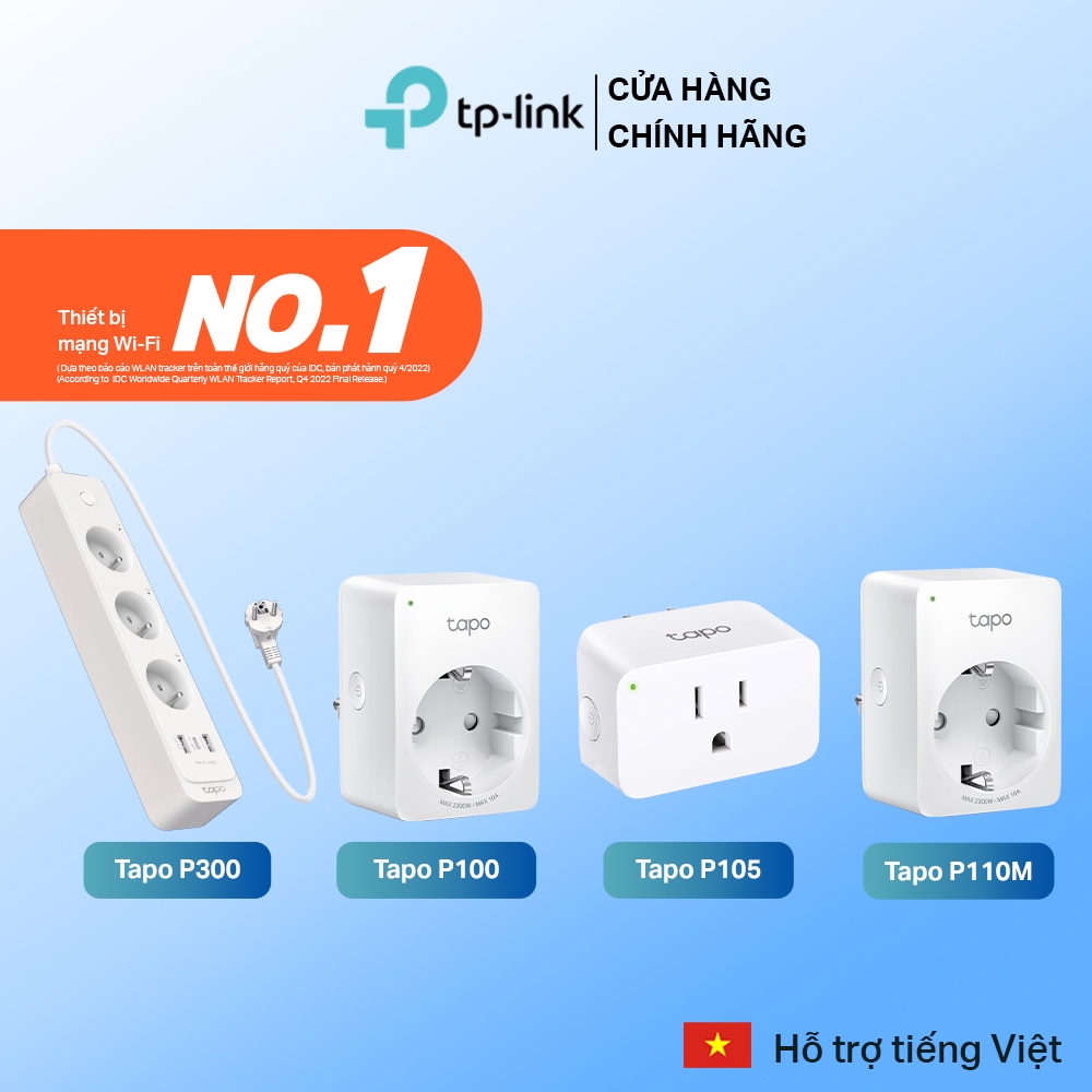 [Chịu Tải, An Toàn] Ổ Cắm Thông Minh TP-Link Tapo P100 /P110M /P105 /P300 Nhỏ Gọn An Toàn