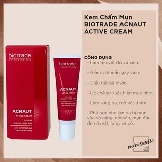 Kem chấm mụn - biotrade acnaut active cream