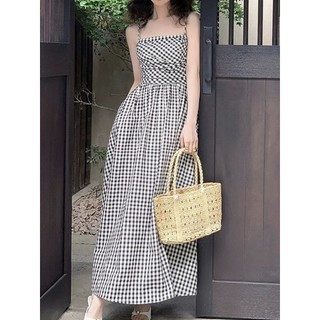Đầm maxi cup ngực lưng thun hai dây đi biển dạo phố dự tiệc cực xinh