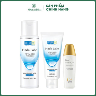 Combo Hada Labo Dưỡng Ẩm Da 3 Món Hasaki Sản Phẩm Chính Hãng