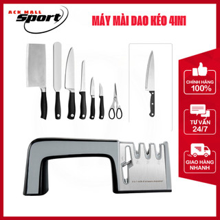 Máy mài dao kéo chính hãng 4 khe mài đa chức năng siêu nhanh, siêu bén - chính hãng ack sport