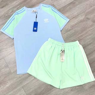 Áo Thun ADDIDAS Cotton lạnh Thêu logo 3 sọc cơ bản, Cổ tròn, Form rộng, chất vải mềm mịn thoáng mát Trend 2024