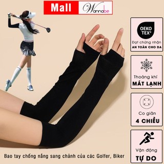 Găng tay chống nắng nam nữ WANNABE VD010 bao tay chống tia UV bảo vệ chuyên sâu toàn cánh tay